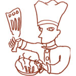 Cuisinier professionel - Organiseur de recettes and de listes de commissions, planificateur de repas, estimation des cots des repas
