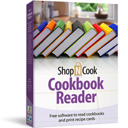 Software di ricette gratuito per leggere libri di cucina e stampa le schede delle ricette