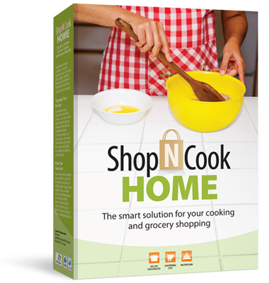 Shop'NCook Home software - recipe and grocery organizer